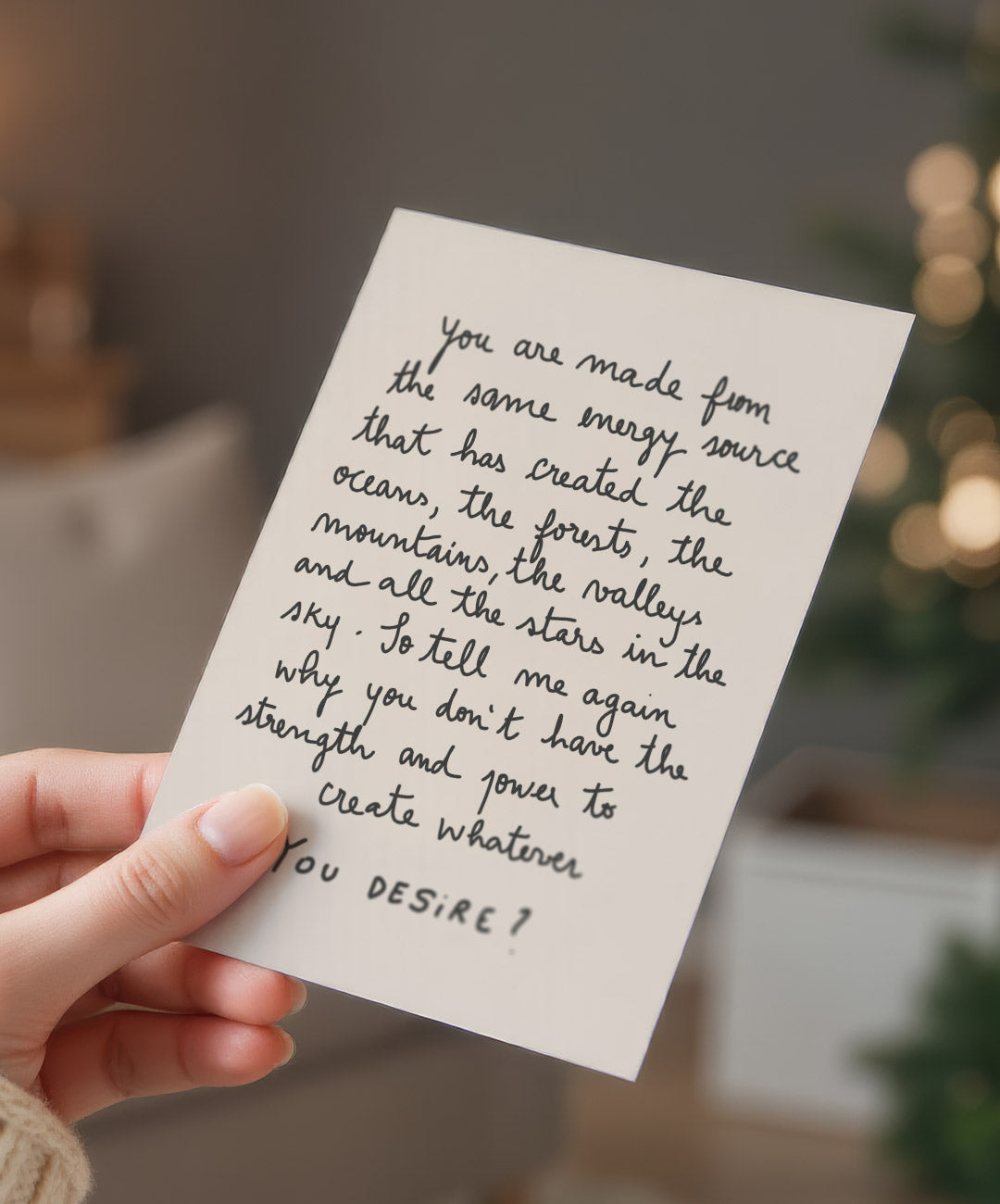 You Desire Postcard