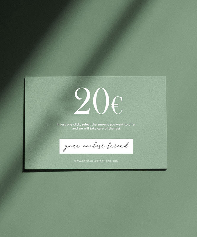 Cartão Presente 20€ - 250€ - Catita illustrations